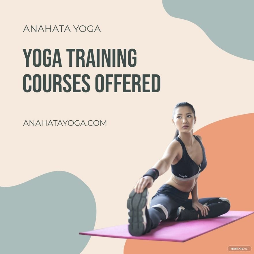 Yoga Training Instagram Post Template