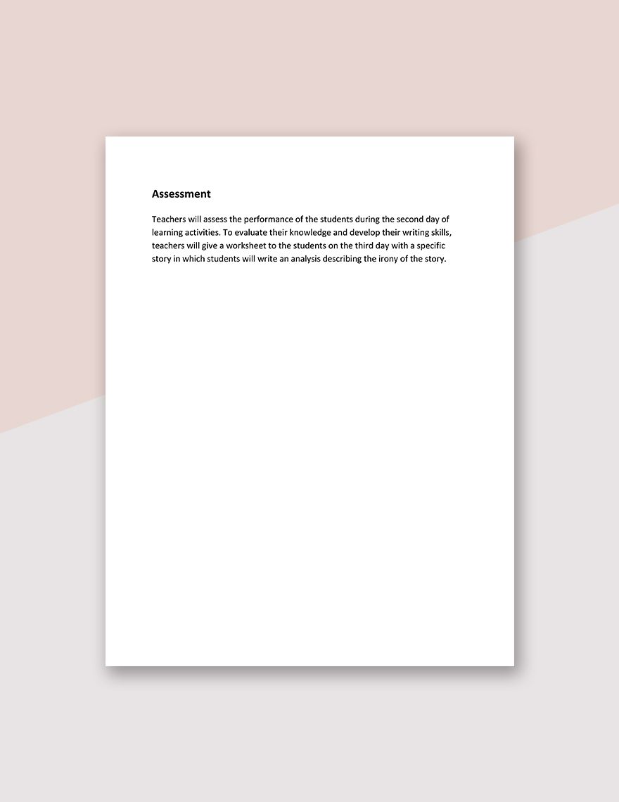 Blank SIOP Lesson Plan Template