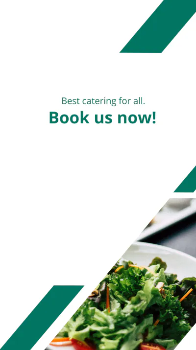 Free Modern Catering Instagram Story Template to Edit Online