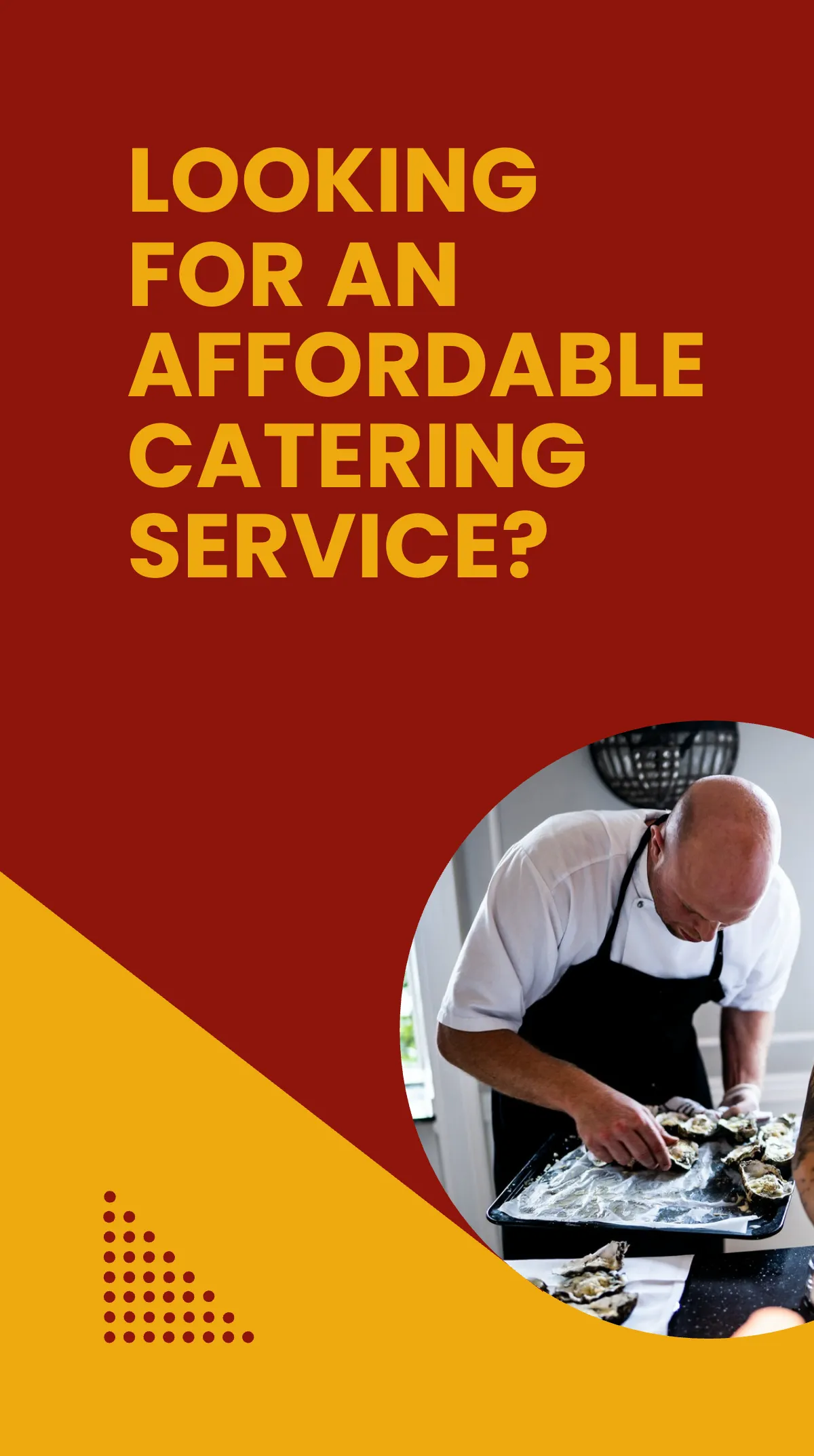 Free Catering Service Advertisement Instagram Story Template to Edit Online