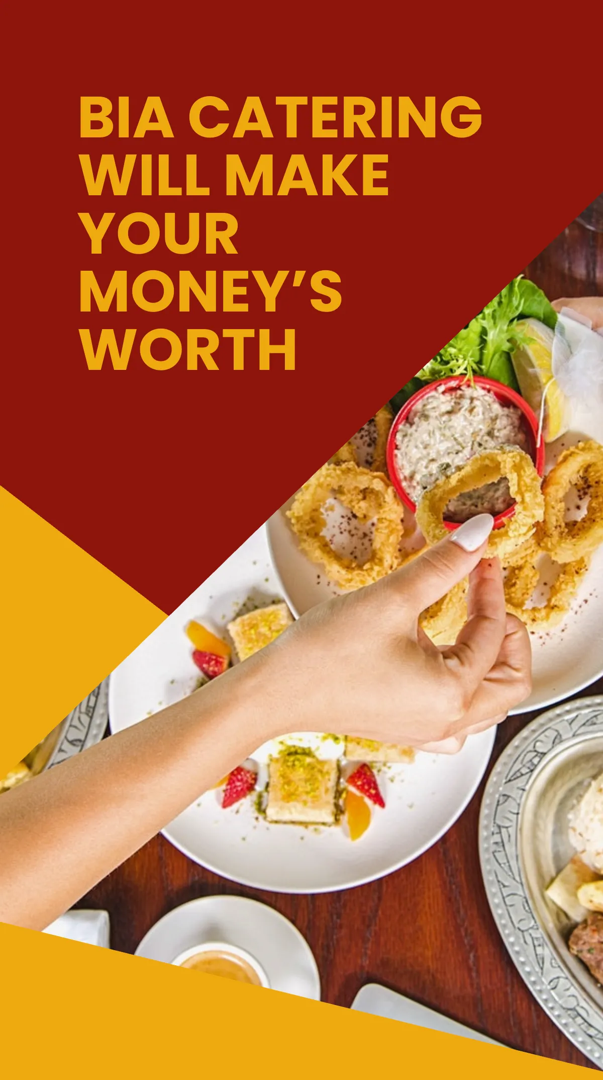 Free Catering Service Advertisement Instagram Story Template to Edit Online