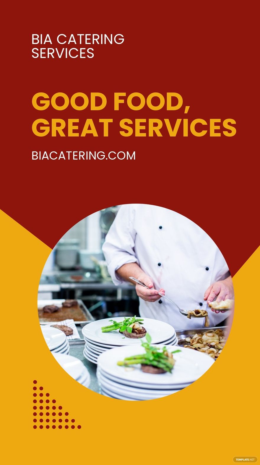 Free Catering Service Advertisement Instagram Story Template