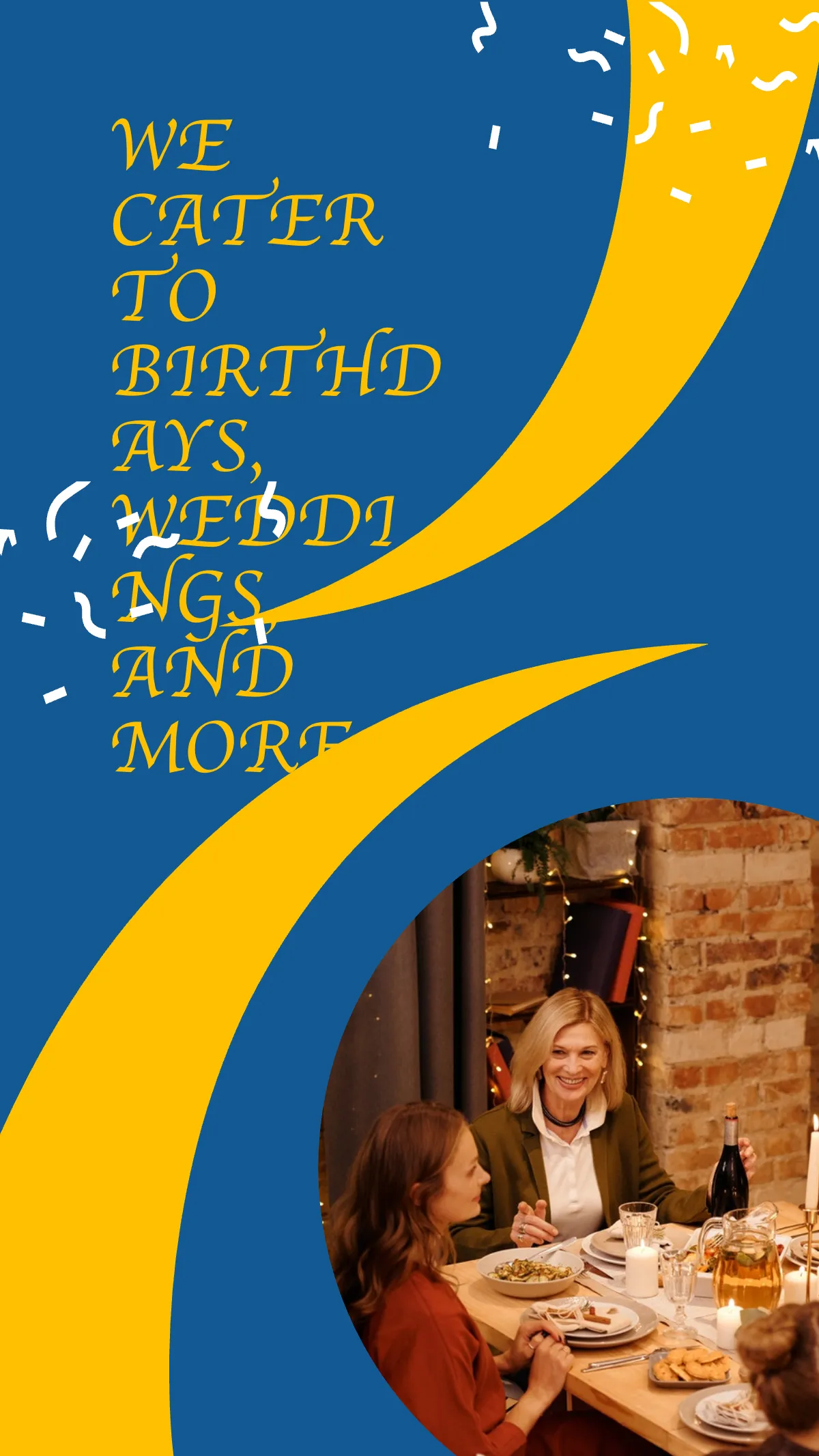 Free Event Catering Instagram Story Template to Edit Online