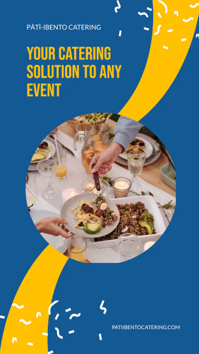 Free Event Catering Instagram Story Template to Edit Online
