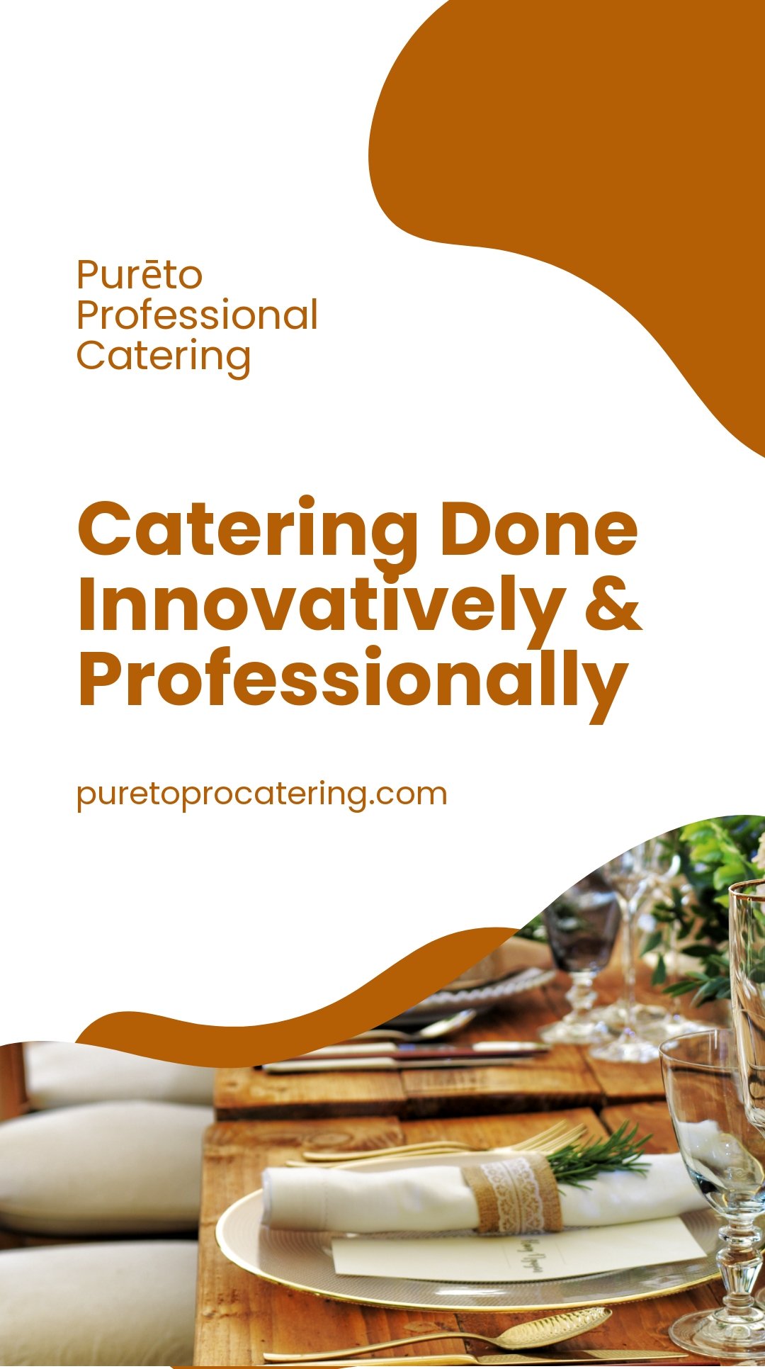 Professional Catering Services Whatsapp Post Template