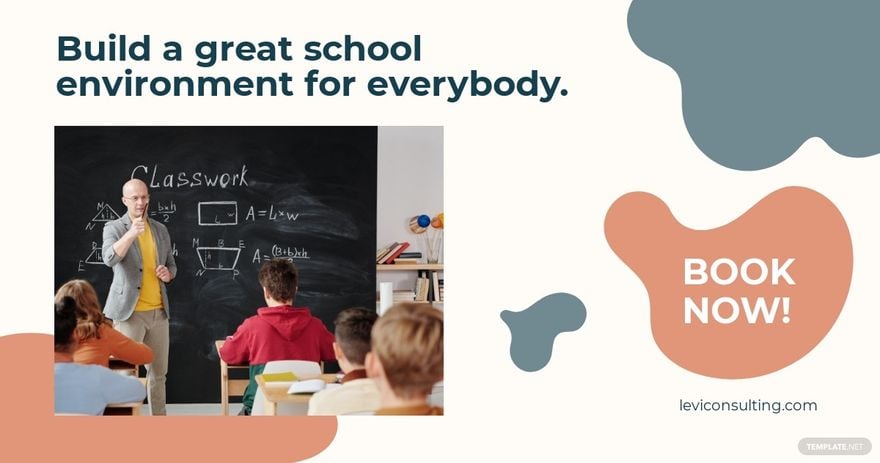 Education Consulting Facebook Post Template