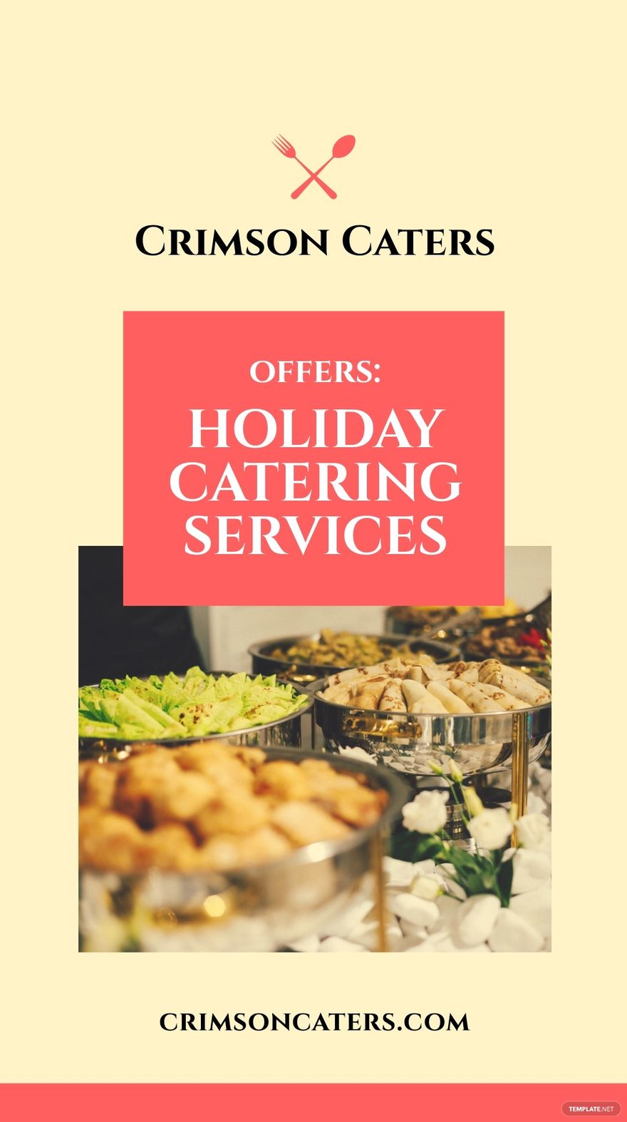 Holiday Catering Instagram Story Template