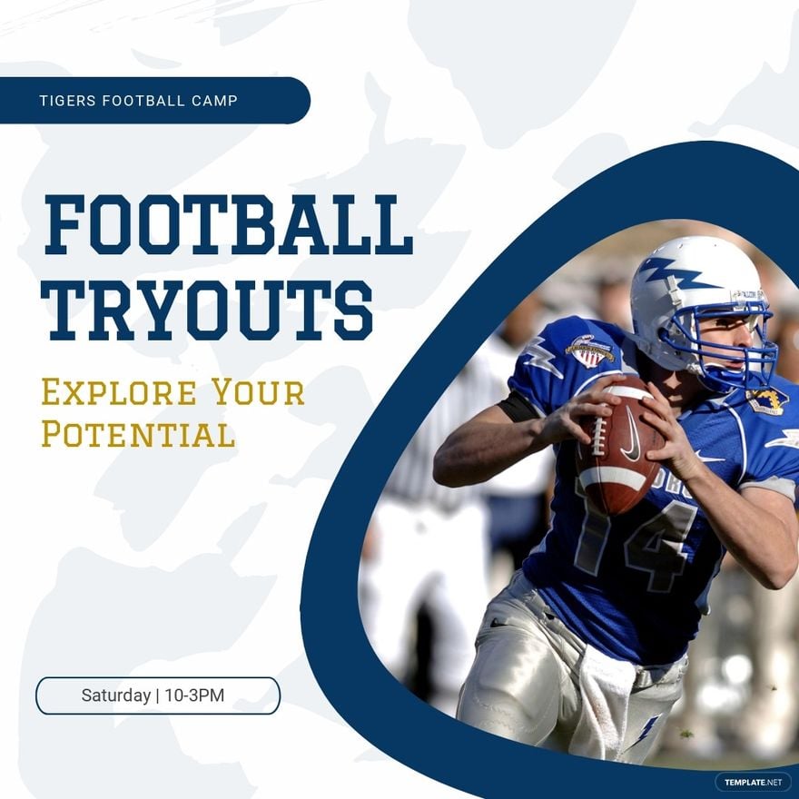 Sports Tryout Instagram Post Template