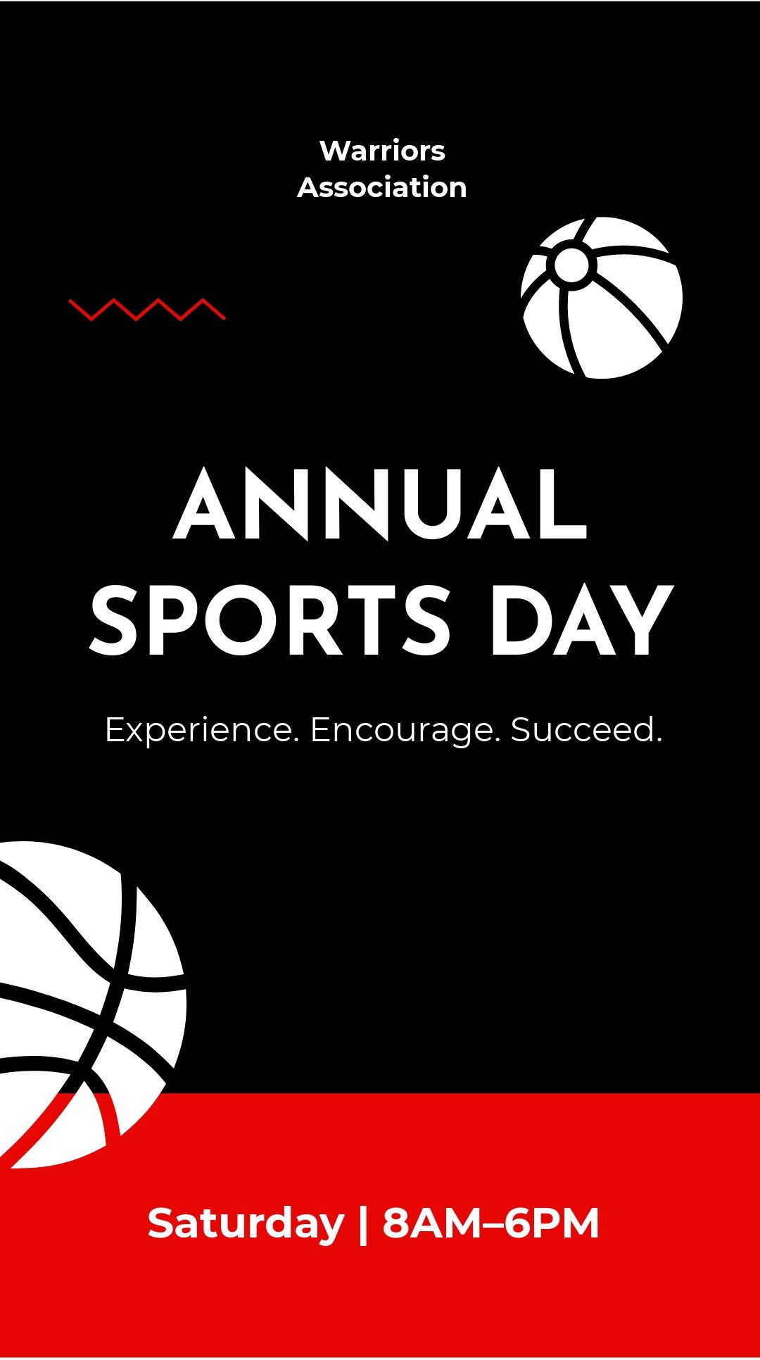 Sports Day Whatsapp Post Template