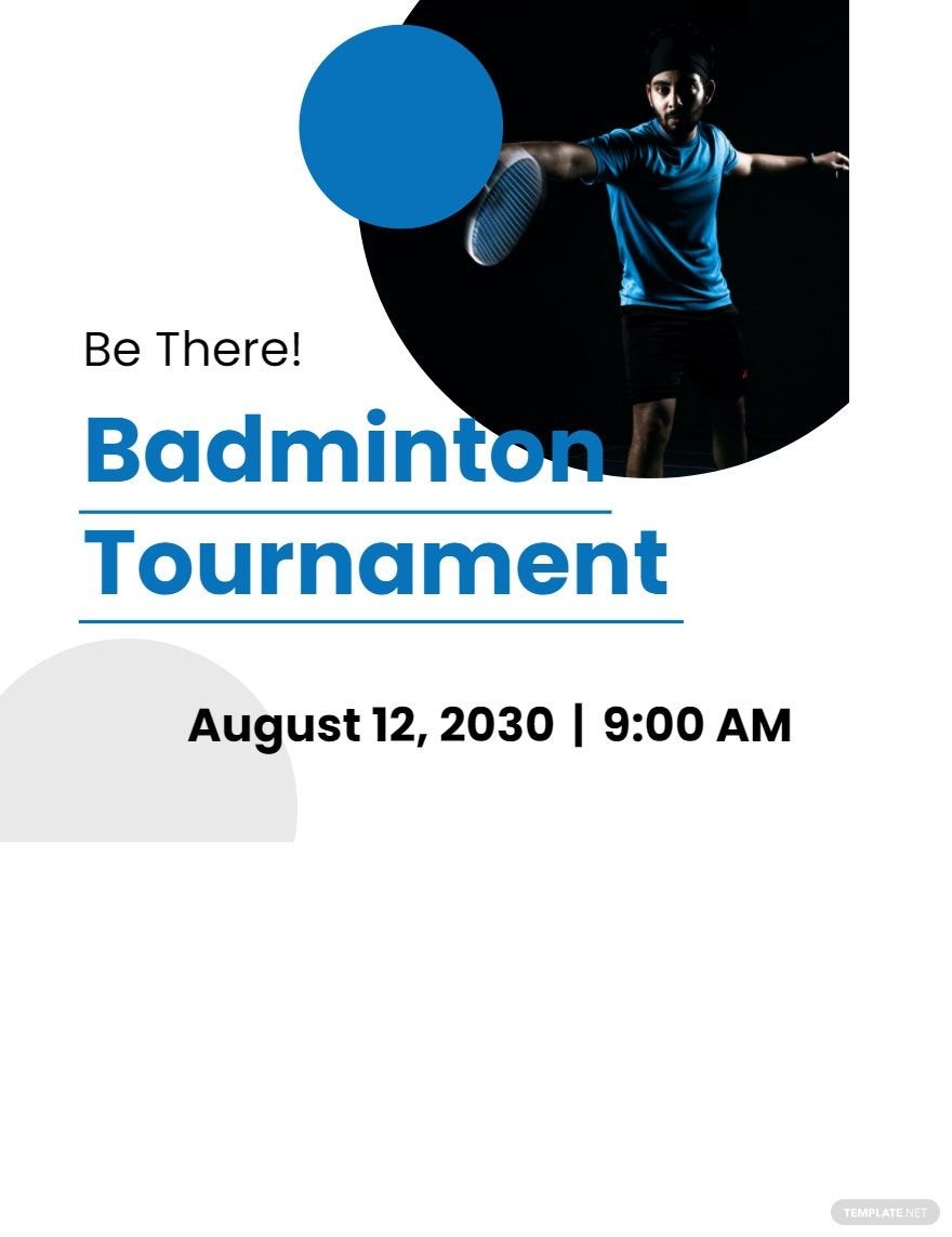Free Sports Tournament Linkedin Post Template