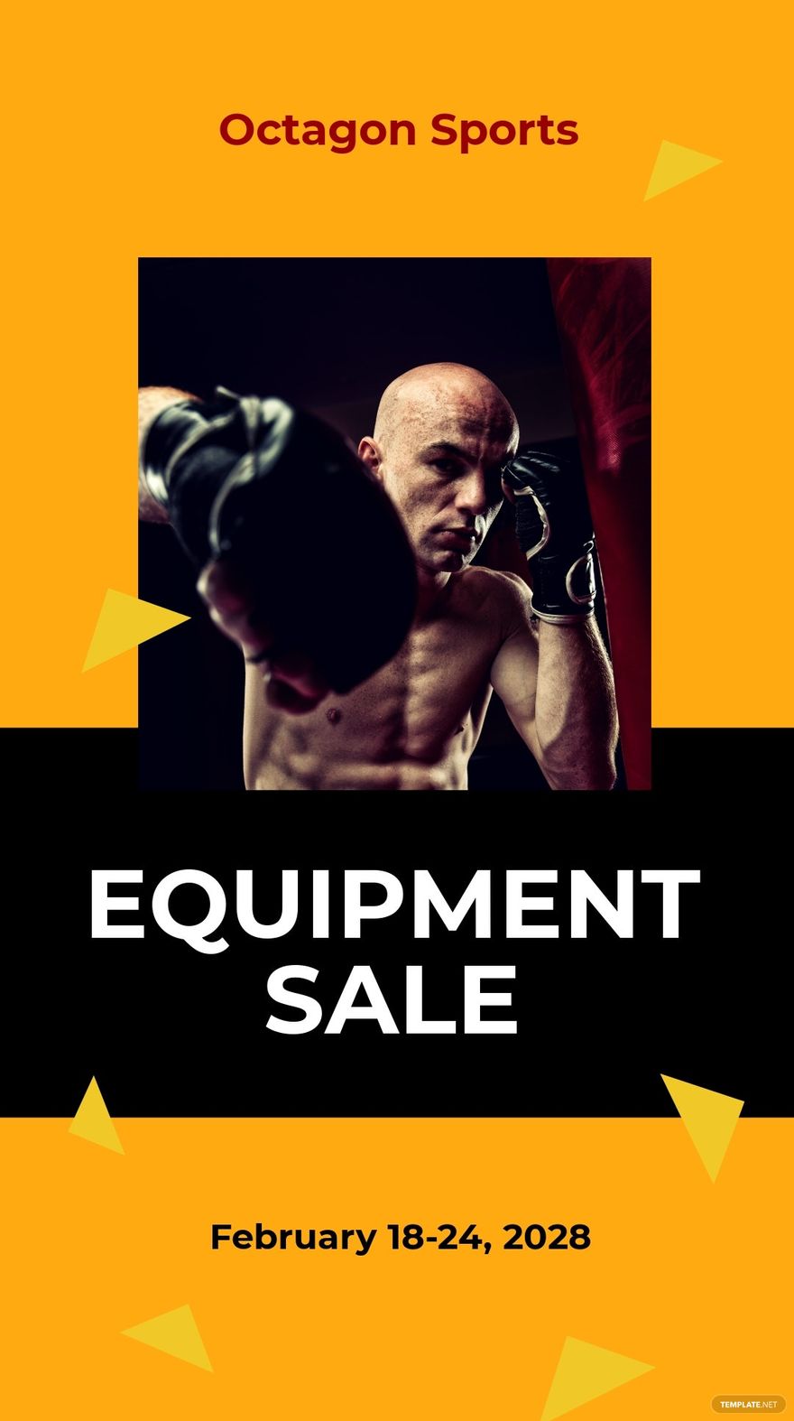 Free Sports equipment sale Instagram Story Template