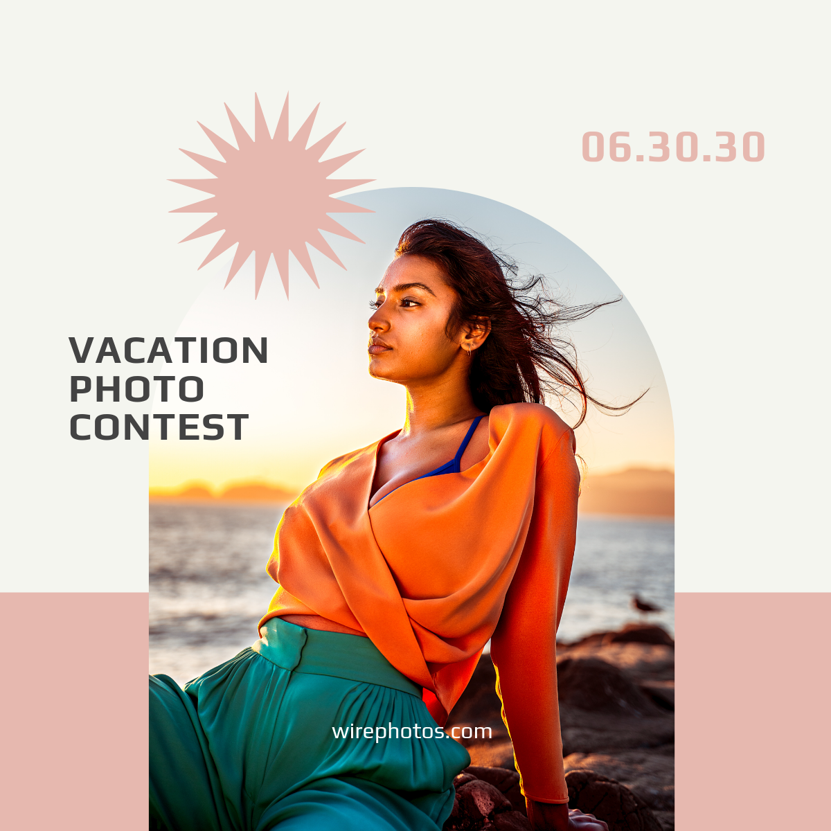 Photo Contest Linkedin Post Template