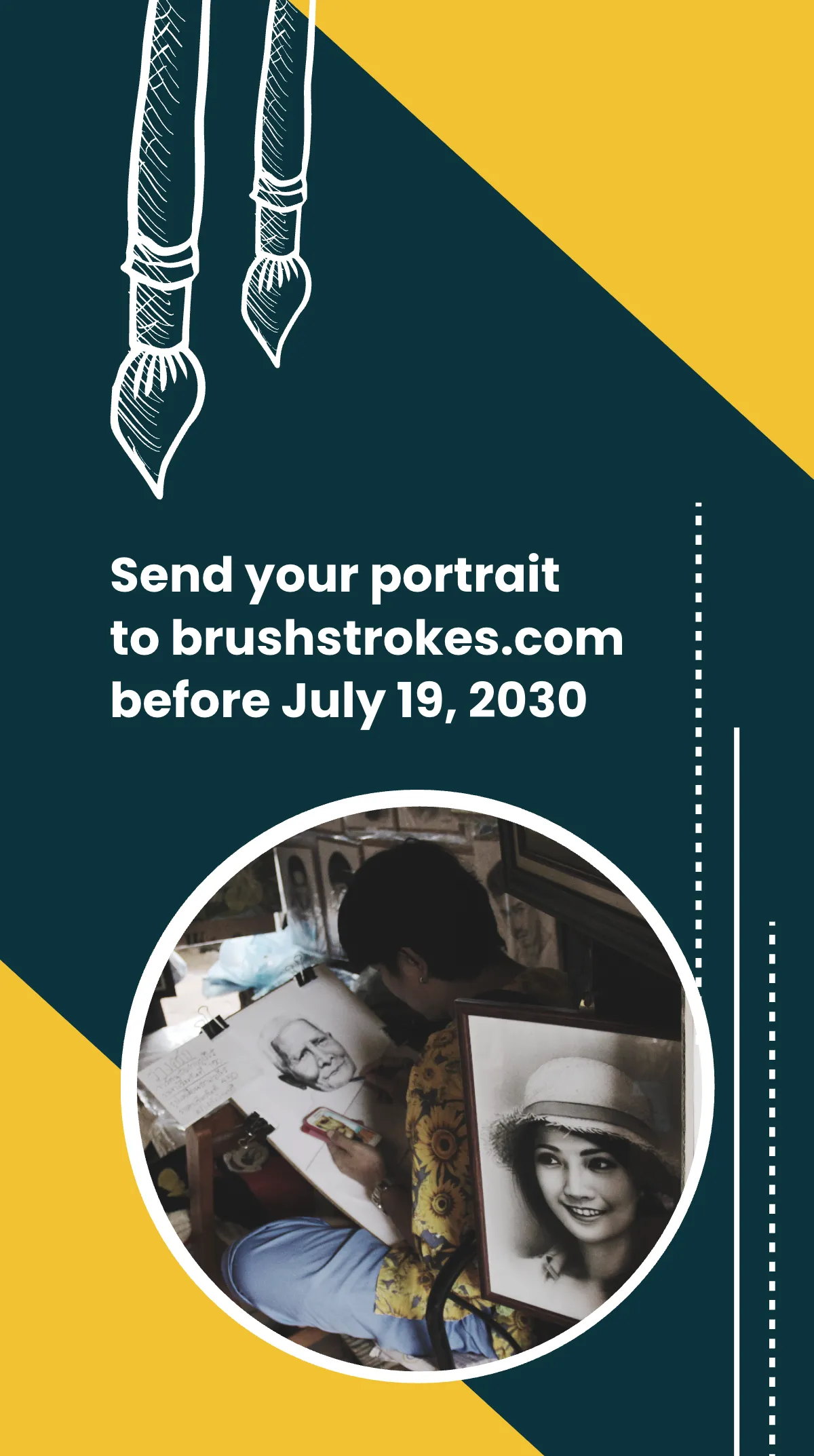 Free Art Contest Instagram Story Template to Edit Online