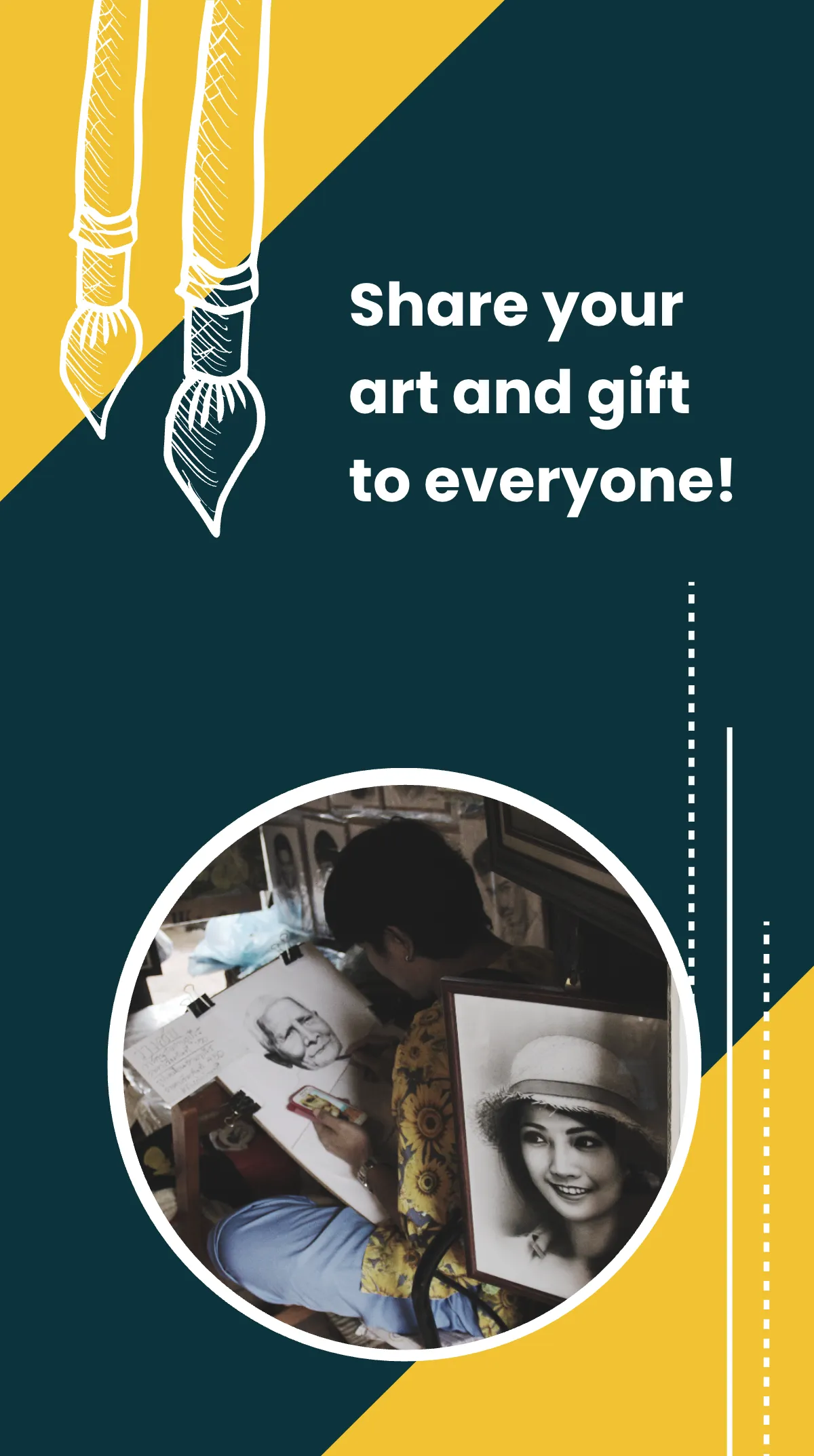 Free Art Contest Instagram Story Template to Edit Online