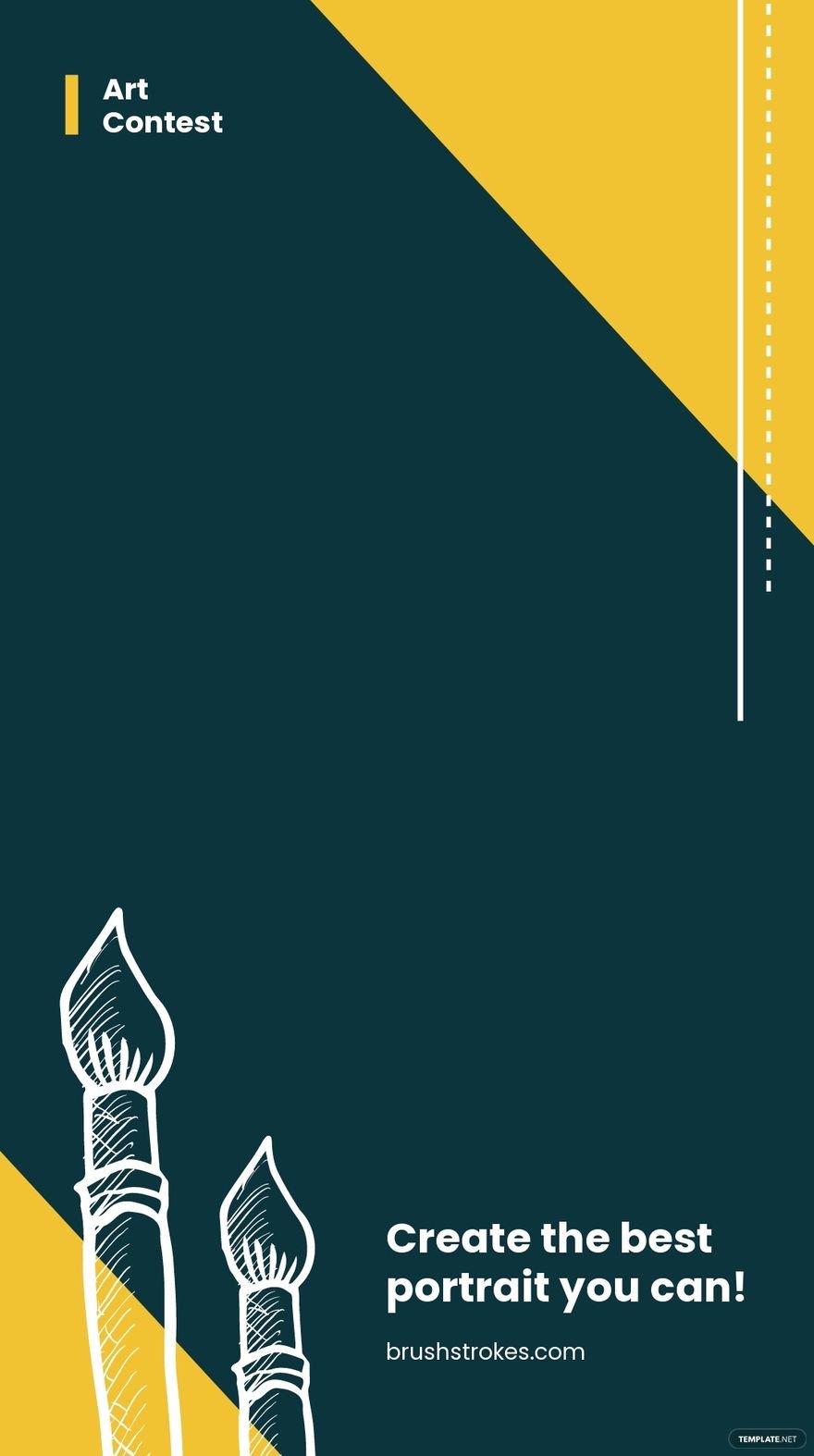 Art Contest Snapchat Geofilter Template
