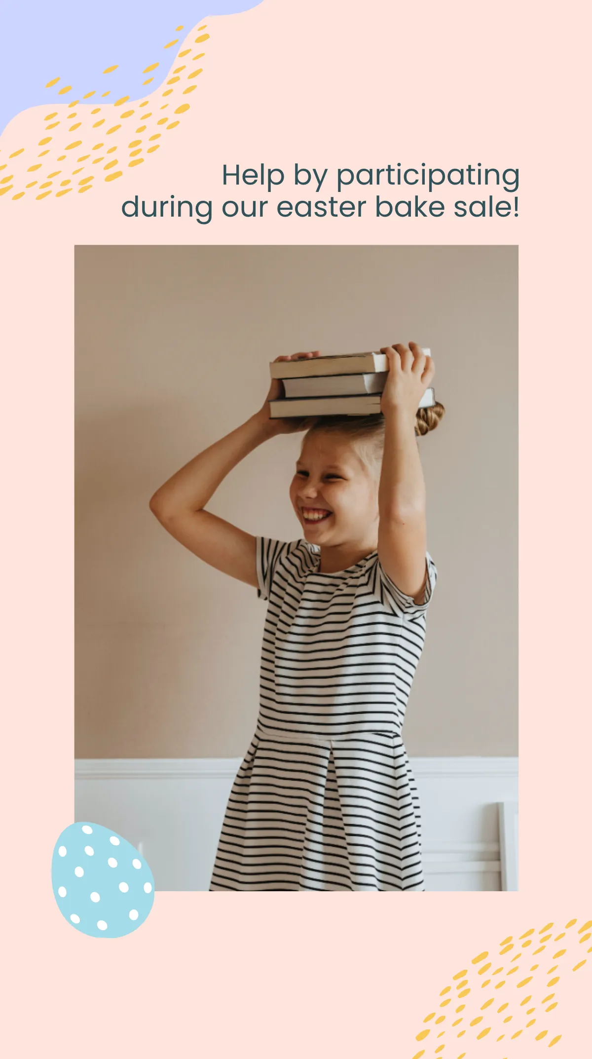 Free Easter Bake Sale Instagram Story Template to Edit Online