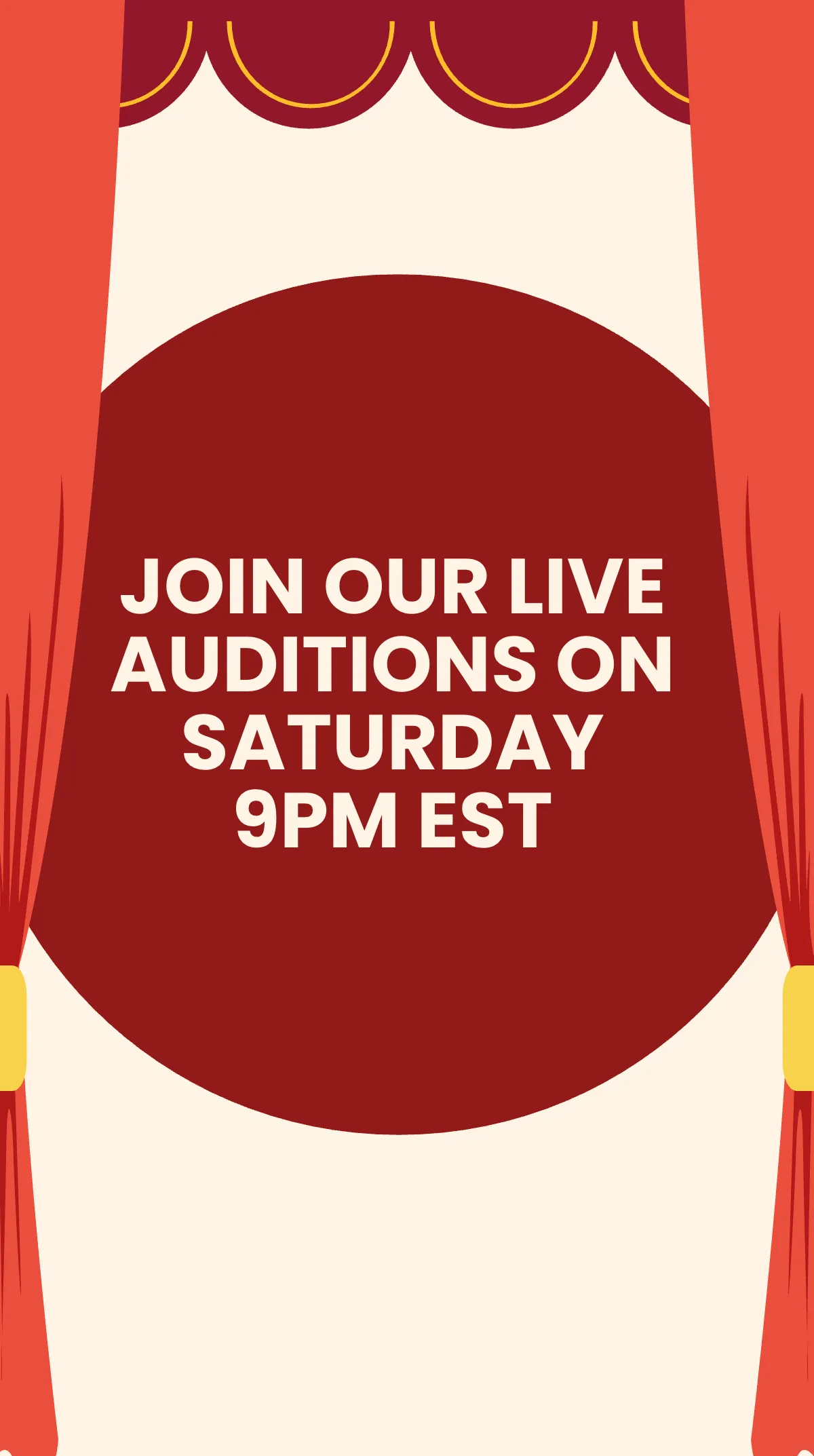 Free Talent Show Instagram Story Template to Edit Online