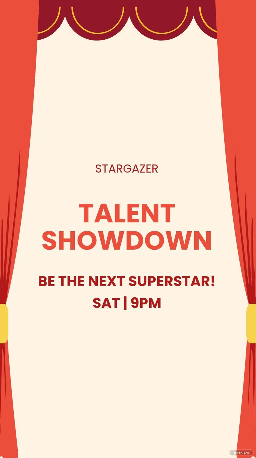 Talent Show Instagram Story Template