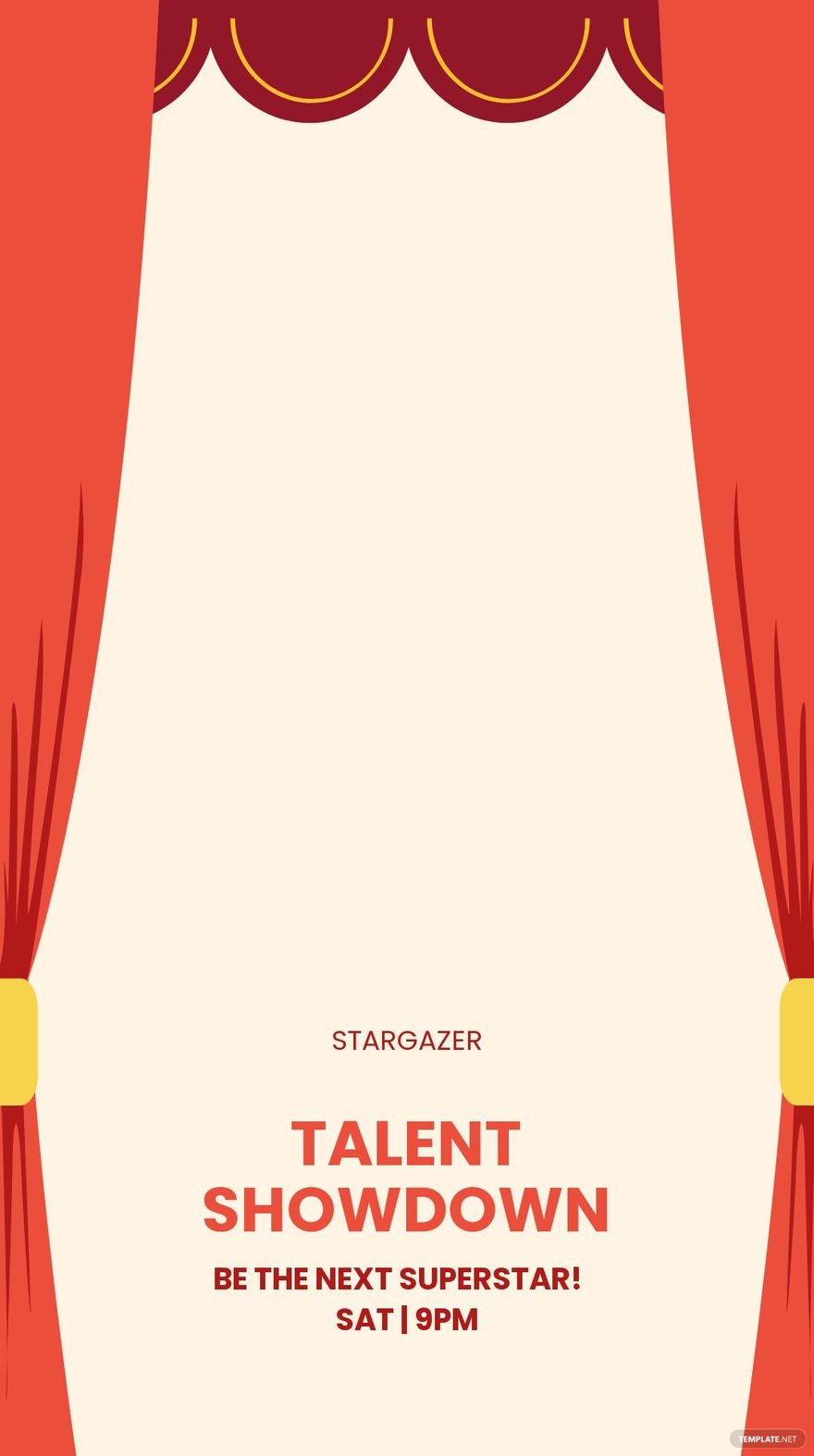 Free Talent Show Instagram Post Template 