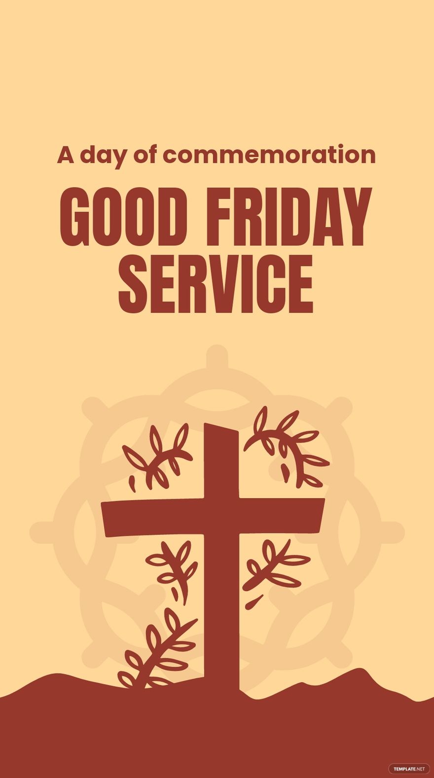 Free Good Friday Service Instagram Story Template