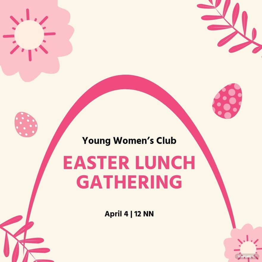 Free Easter Event Instagram Post Template