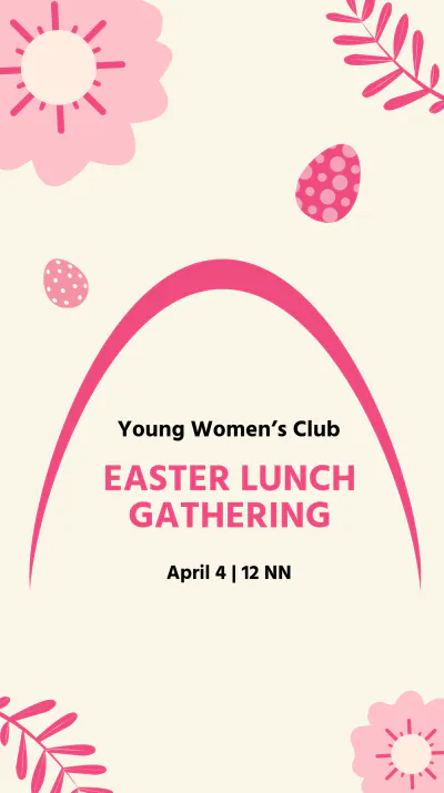 Free Easter Event Instagram Story Template to Edit Online