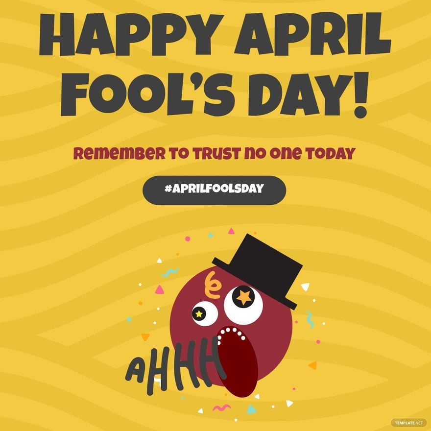 Free April Fools Day Linkedin Post Template