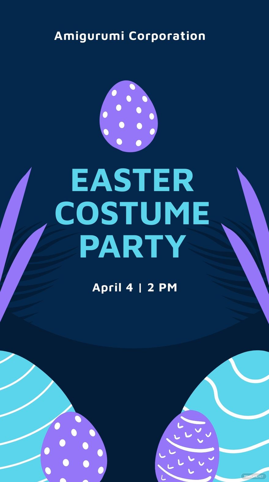 Easter Party Instagram Story Template - Edit Online & Download