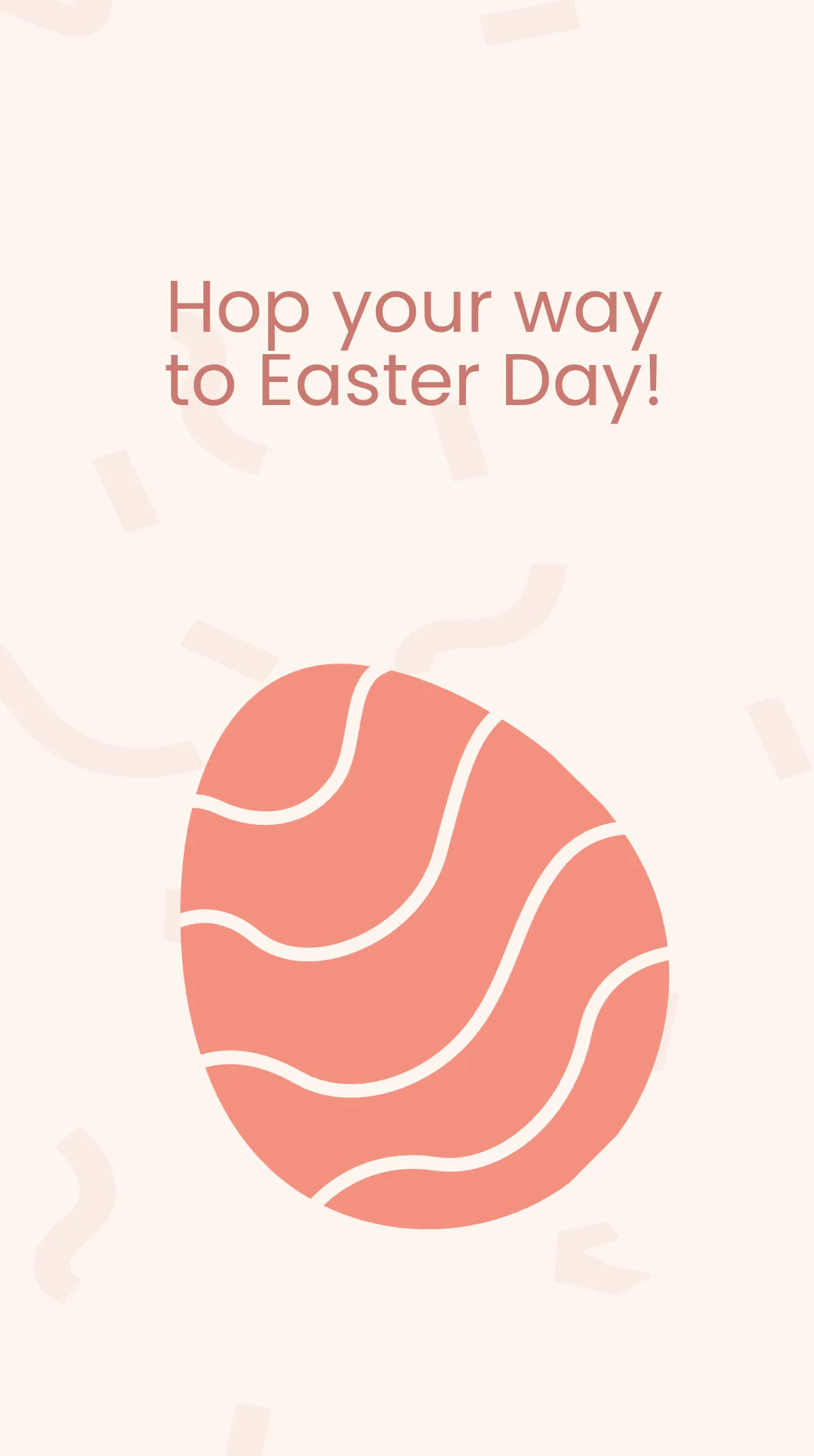 Free Happy Easter Instagram Story Template to Edit Online