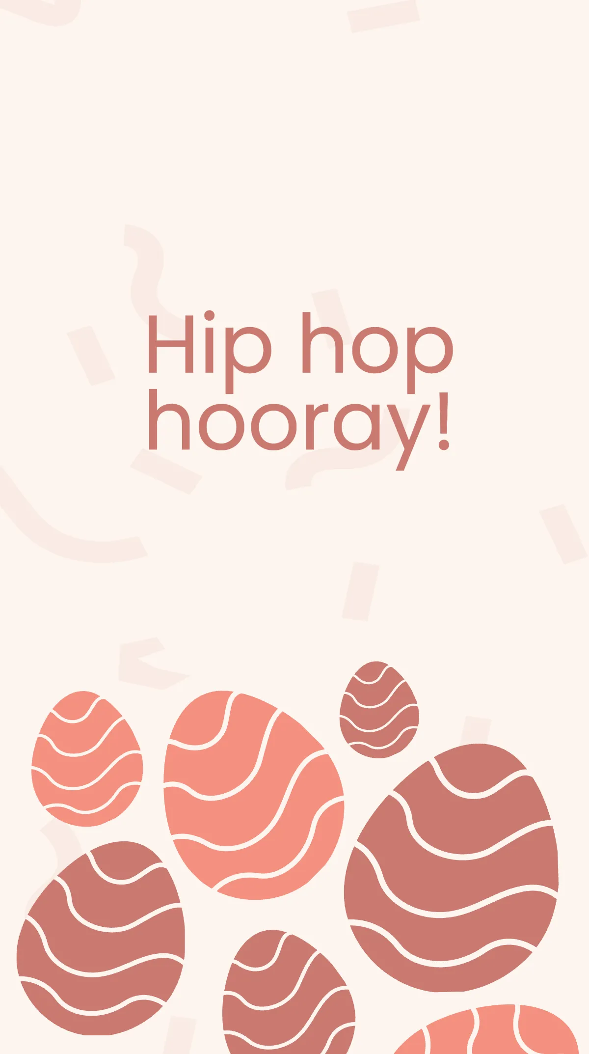 Free Happy Easter Instagram Story Template to Edit Online