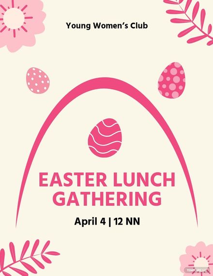 Easter event Flyer Template in Word, Publisher, Google Docs, Pages