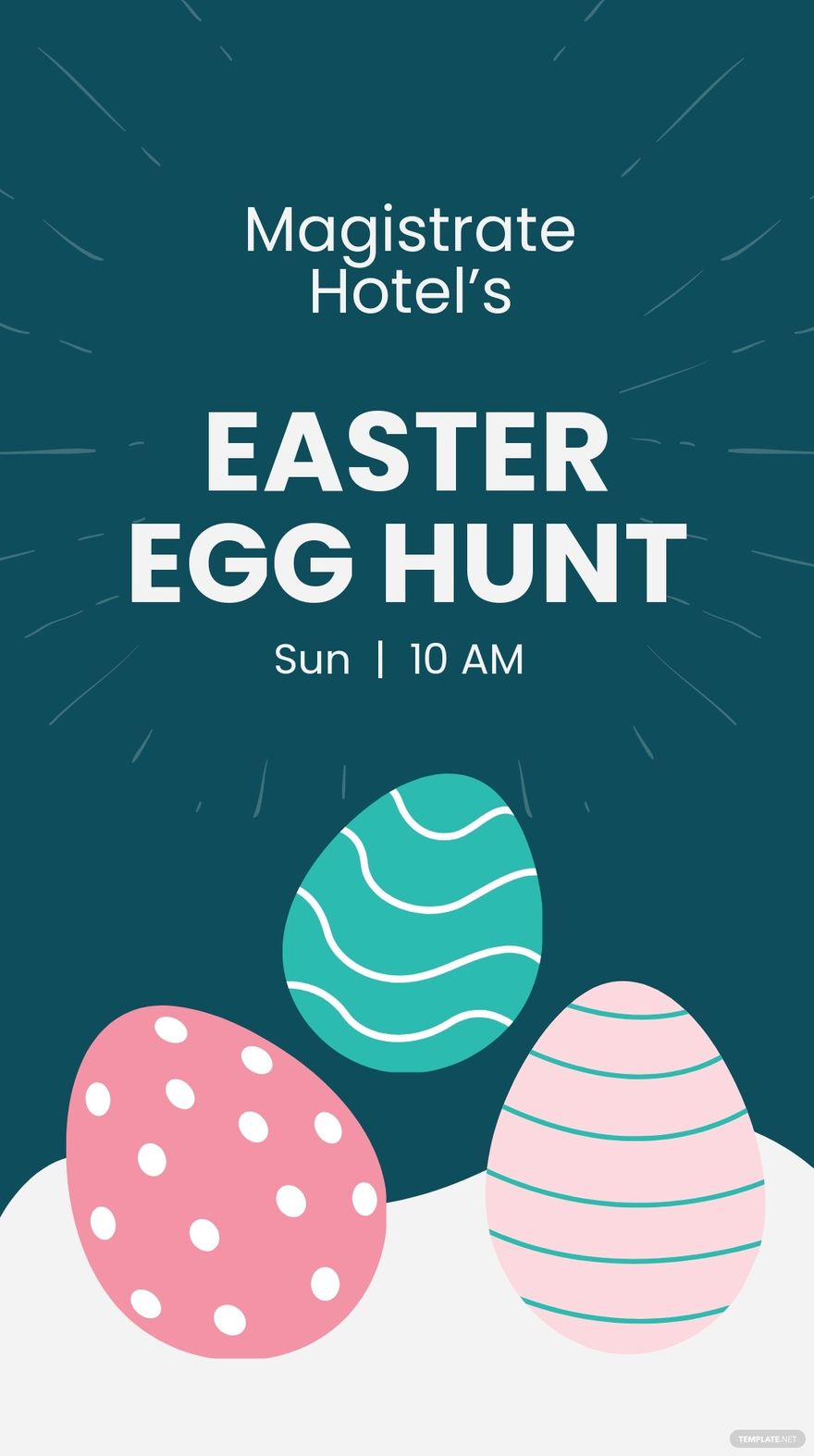 Free Easter Egg Hunt Instagram Story Template