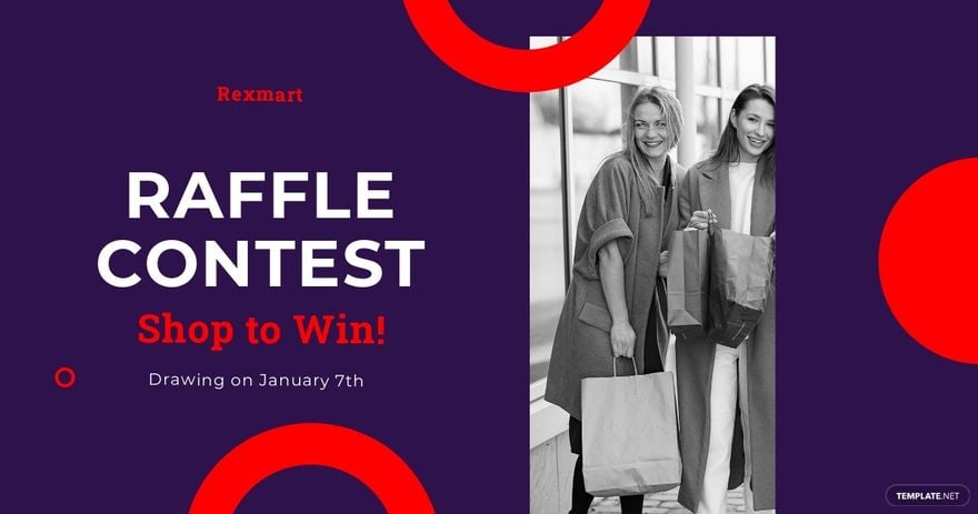 Free Raffle Contest Facebook Post Template