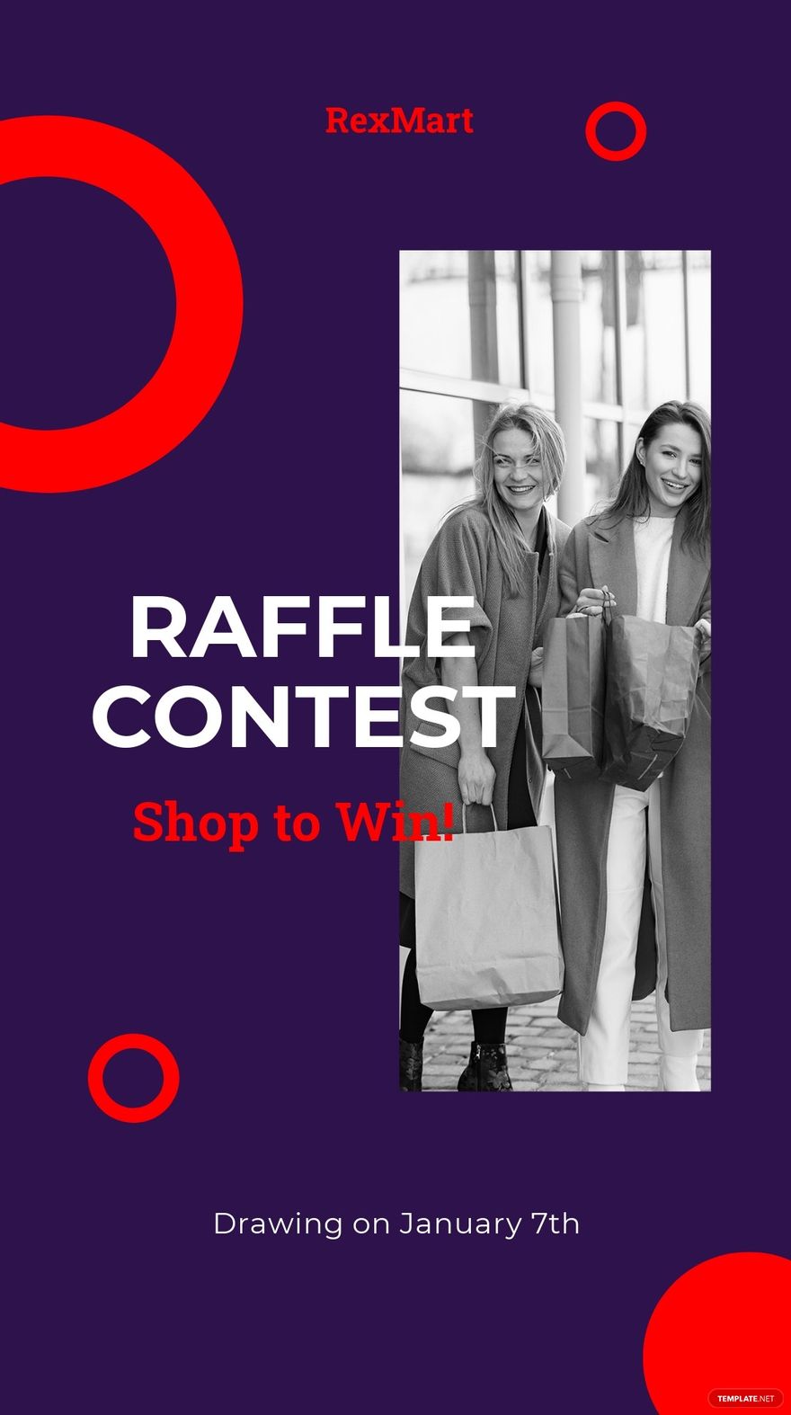Raffle Contest Instagram Story Template