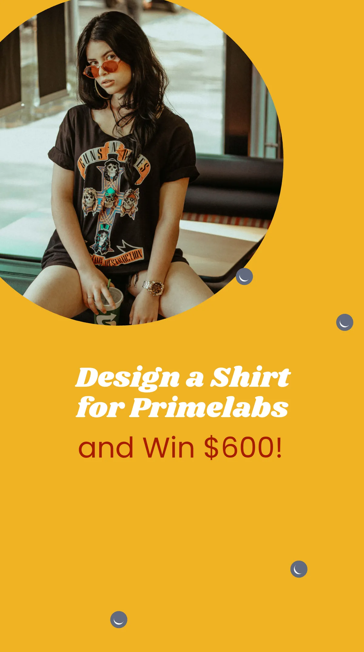 Free Tshirt Design Contest Instagram Story Template to Edit Online