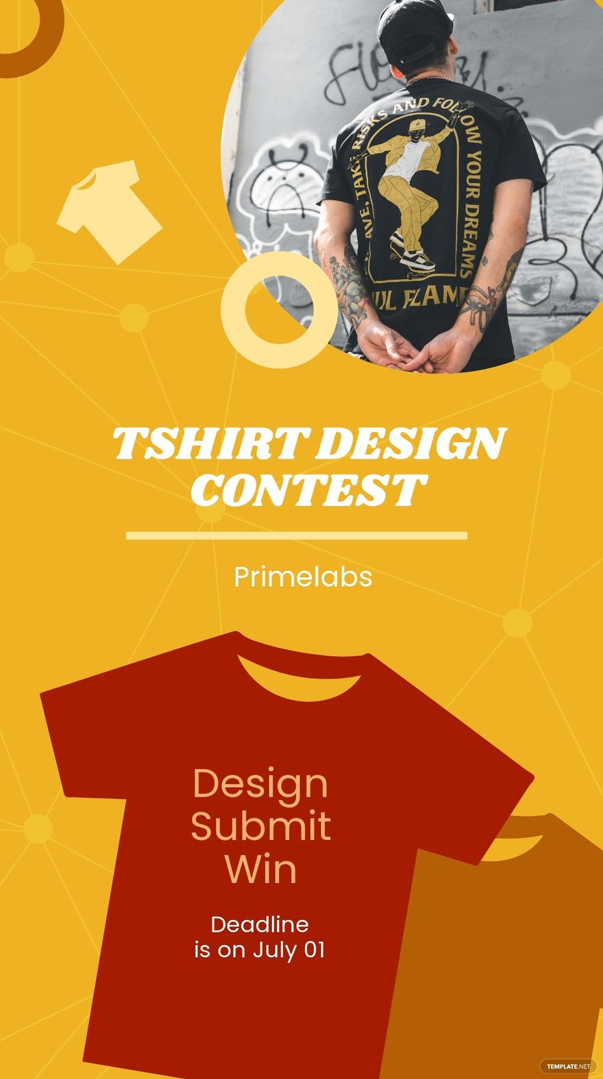 Tshirt Design Contest Instagram Story Template