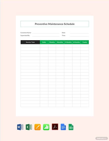 preventive-maintenance-schedule-template