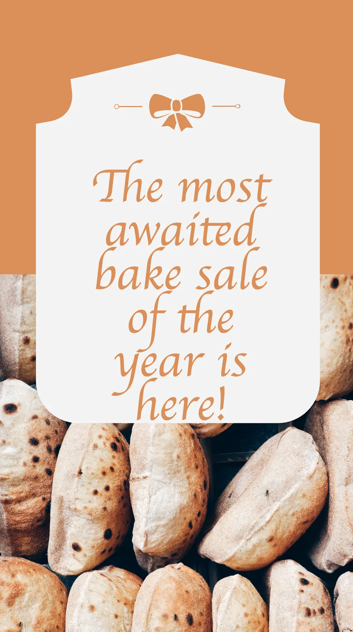Free Annual Bake Sale Instagram Story Template to Edit Online