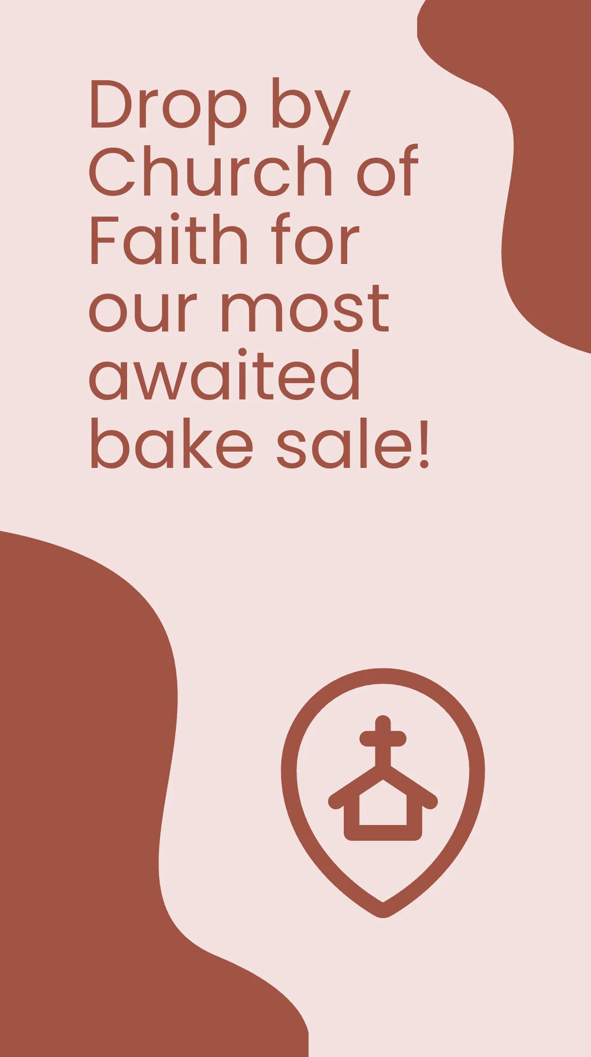 Free Church Bake Sale Instagram Story Template to Edit Online