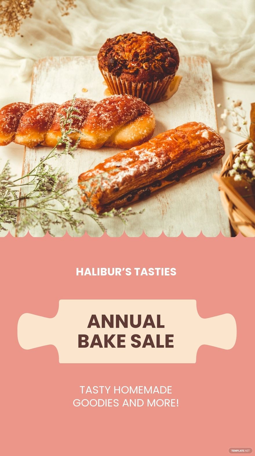 Free Bake Sale Promotion Instagram Story Template