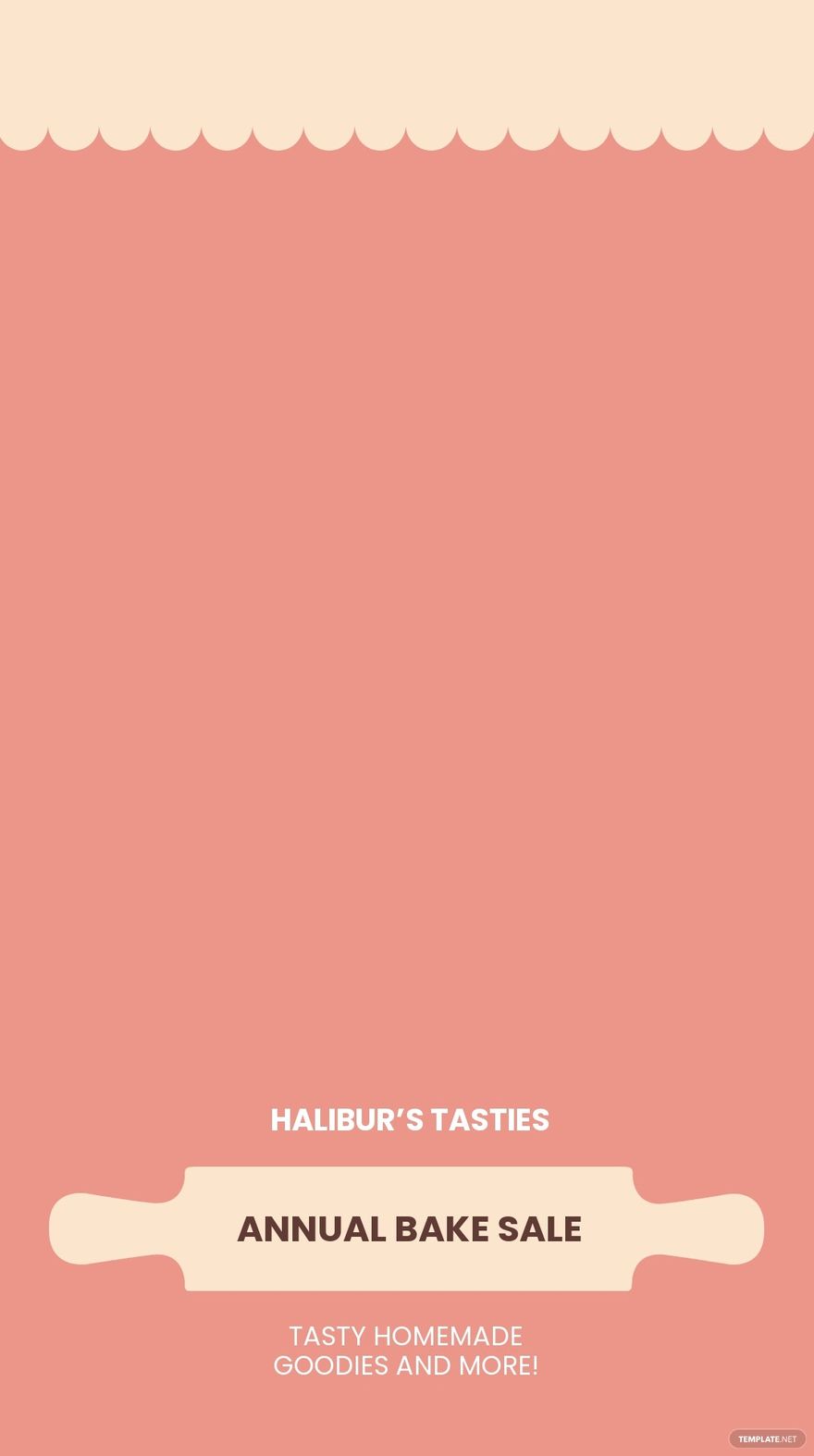 Free Bake Sale Promotion Snapchat Geofilter Template