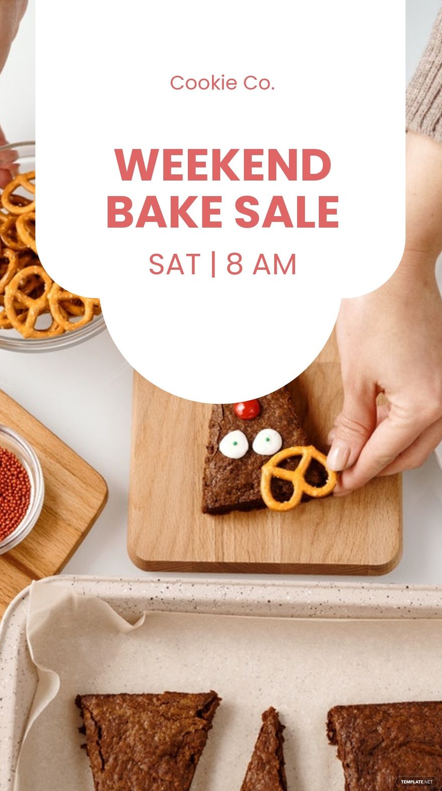 Weekend Bake Sale Instagram Story Template