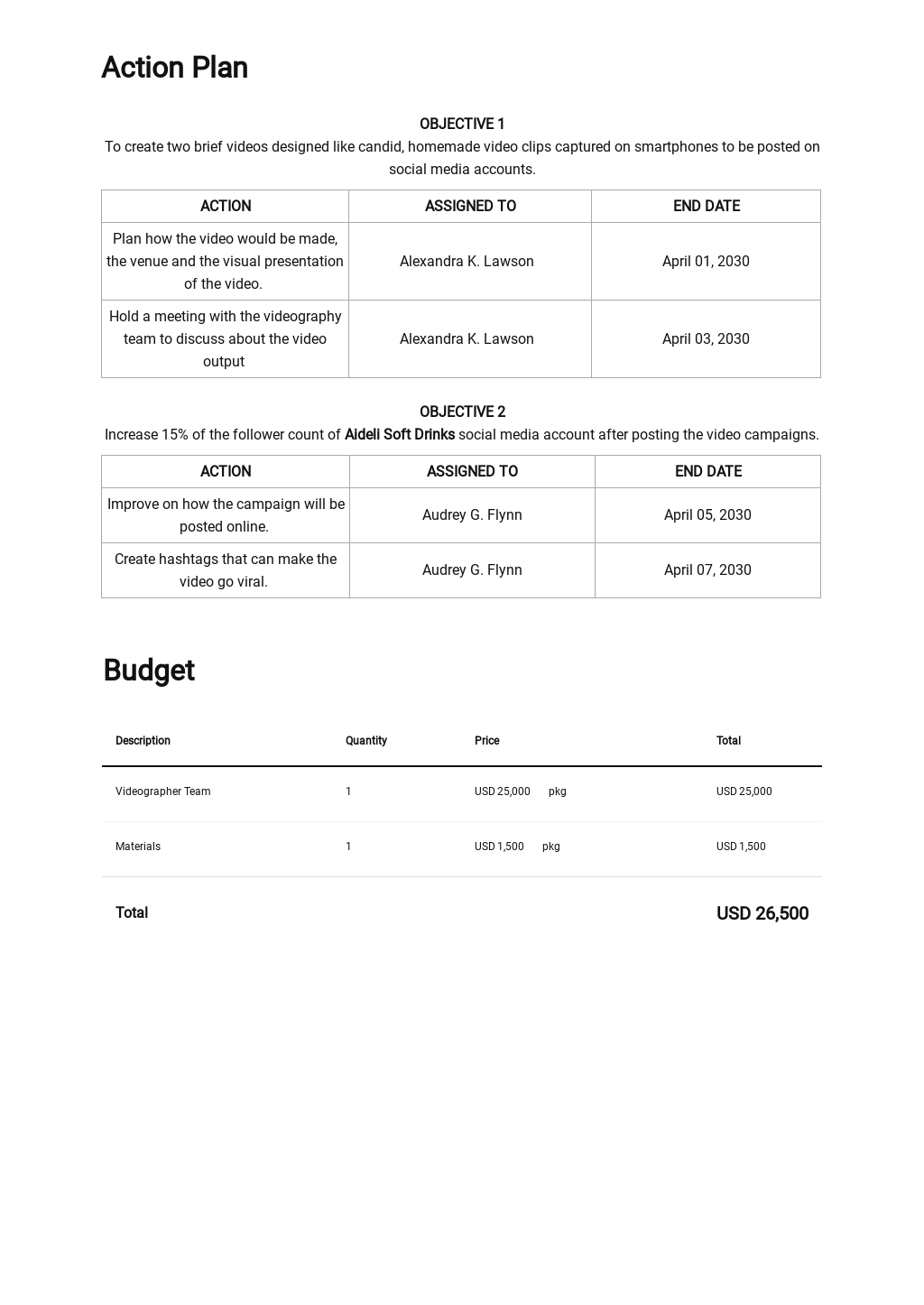 FREE Sample Project Management Plan Template in Google Docs, Word, PDF ...