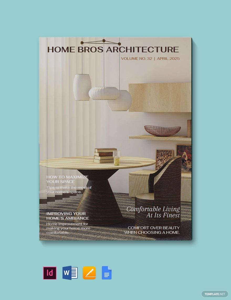 Home Architecture Magazine Template