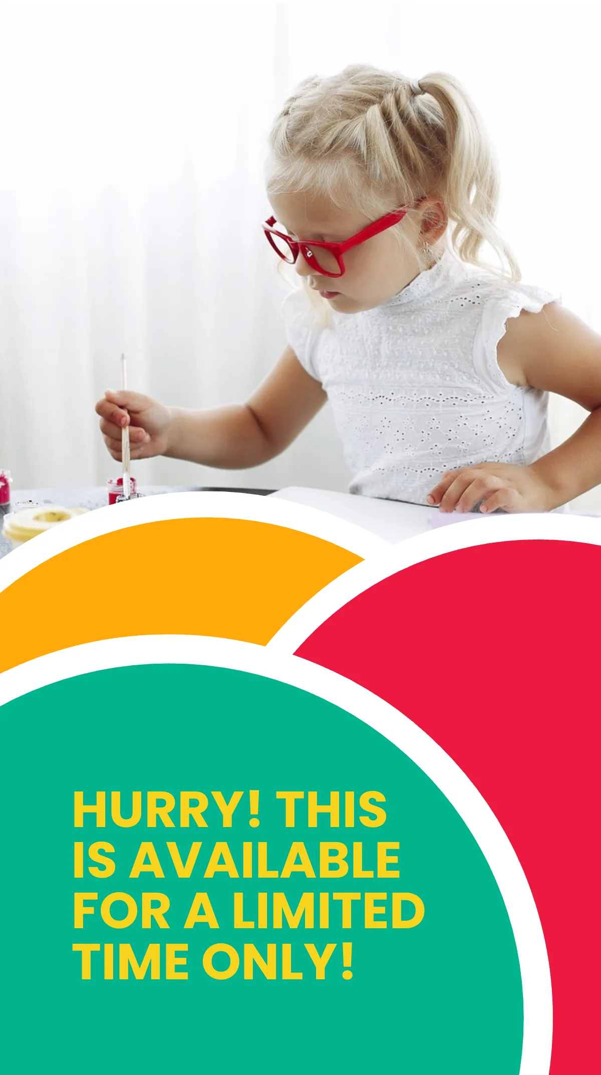 Free Daycare Enrolling Instagram Story Template to Edit Online