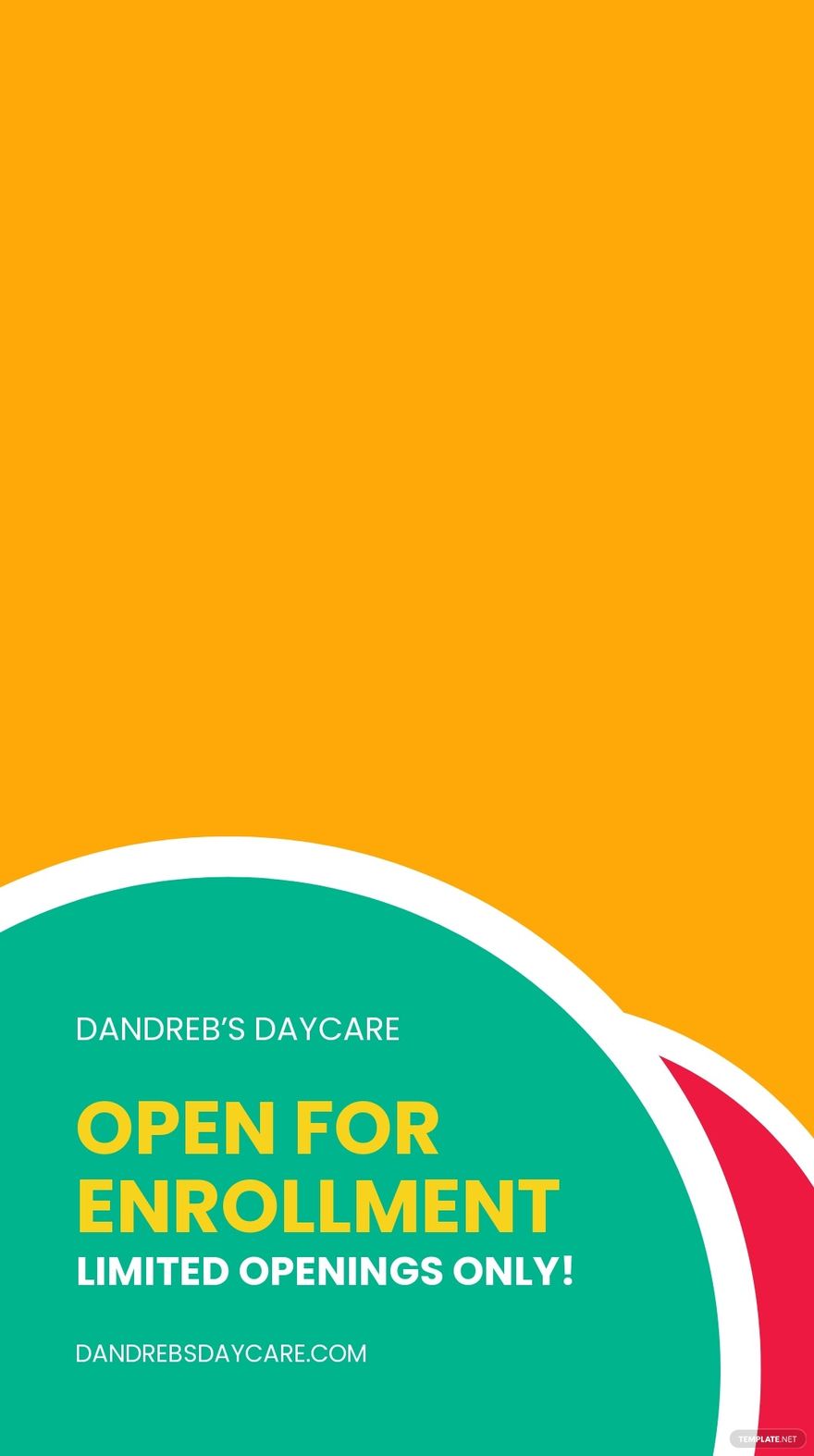 Free Daycare Enrolling Snapchat Geofilter Template