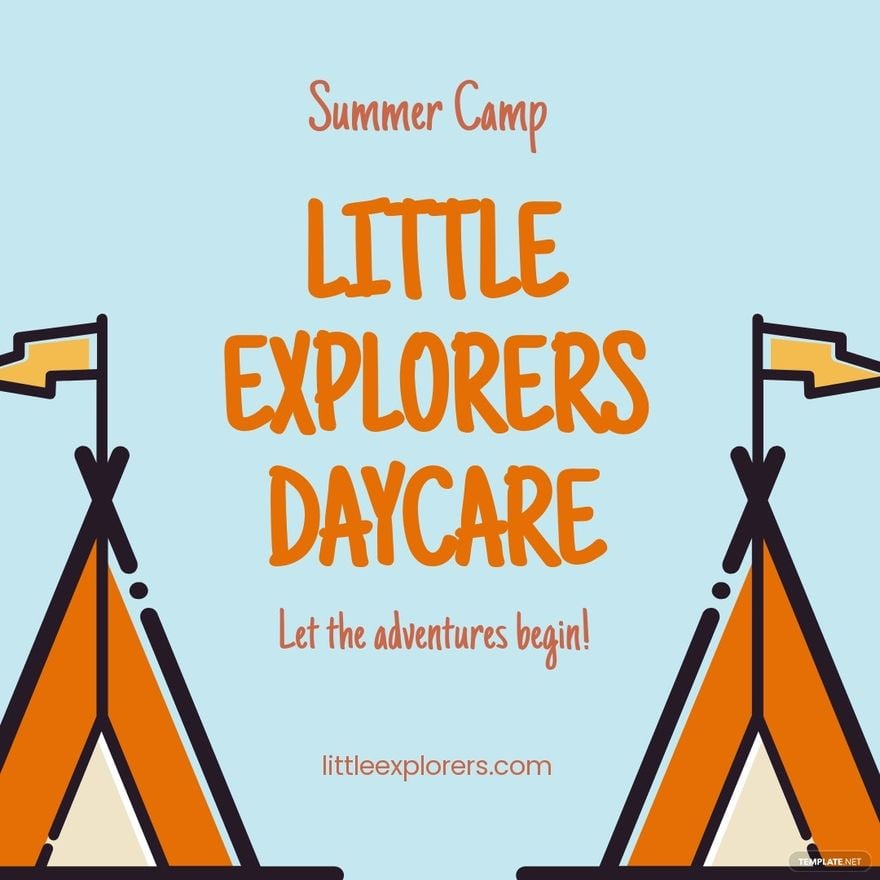 Day Care Advertisement Instagram Post Template