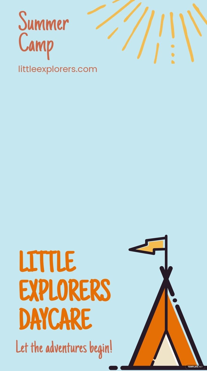 Day Care Advertisement Snapchat Geofilter Template