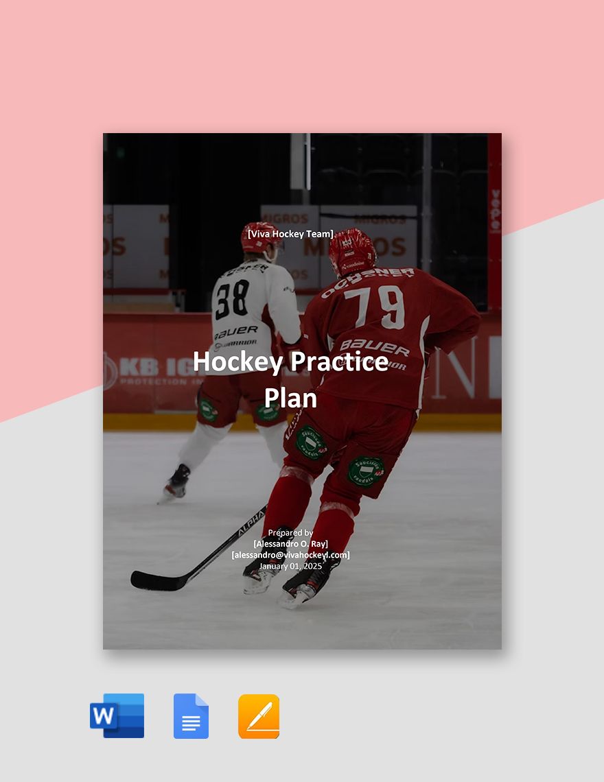 Hockey Practice Plan Template