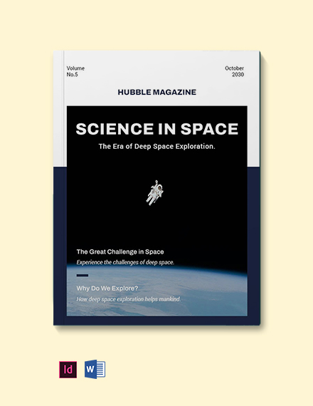Science and Technology Magazine Template
